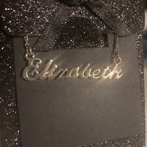 Adorable! Elizabeth name necklace
